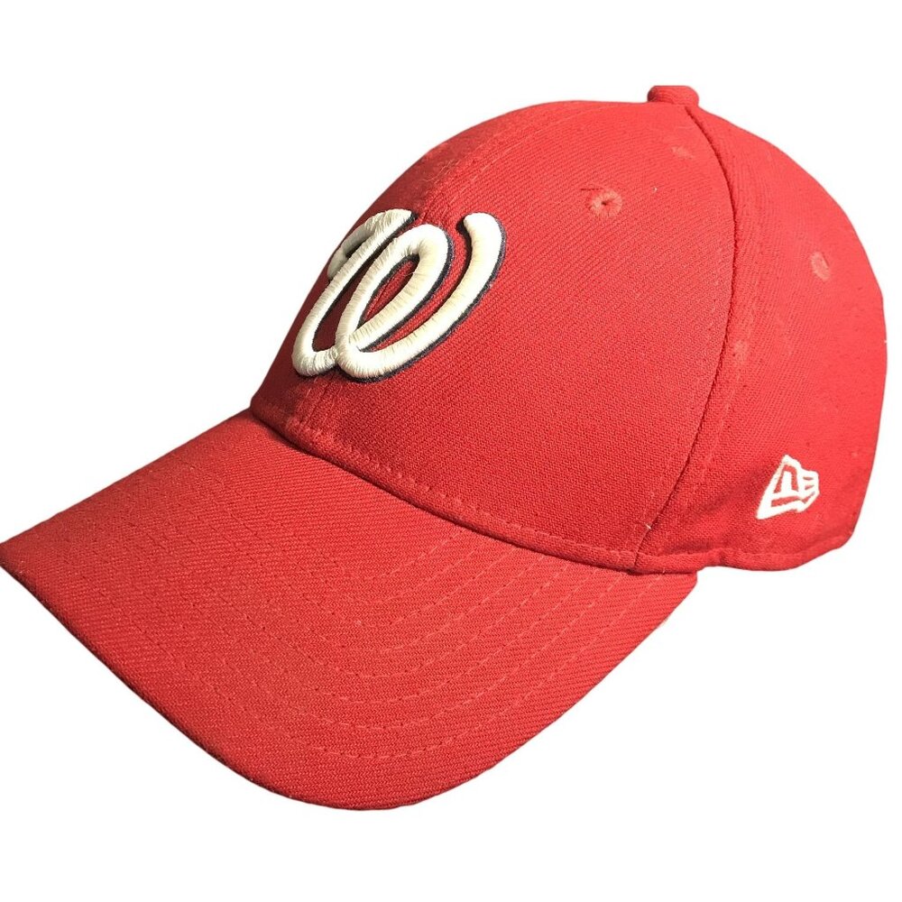 Washington Nationals Hat New Era XSmall Small Genuine MLB Red White Cap Baseball